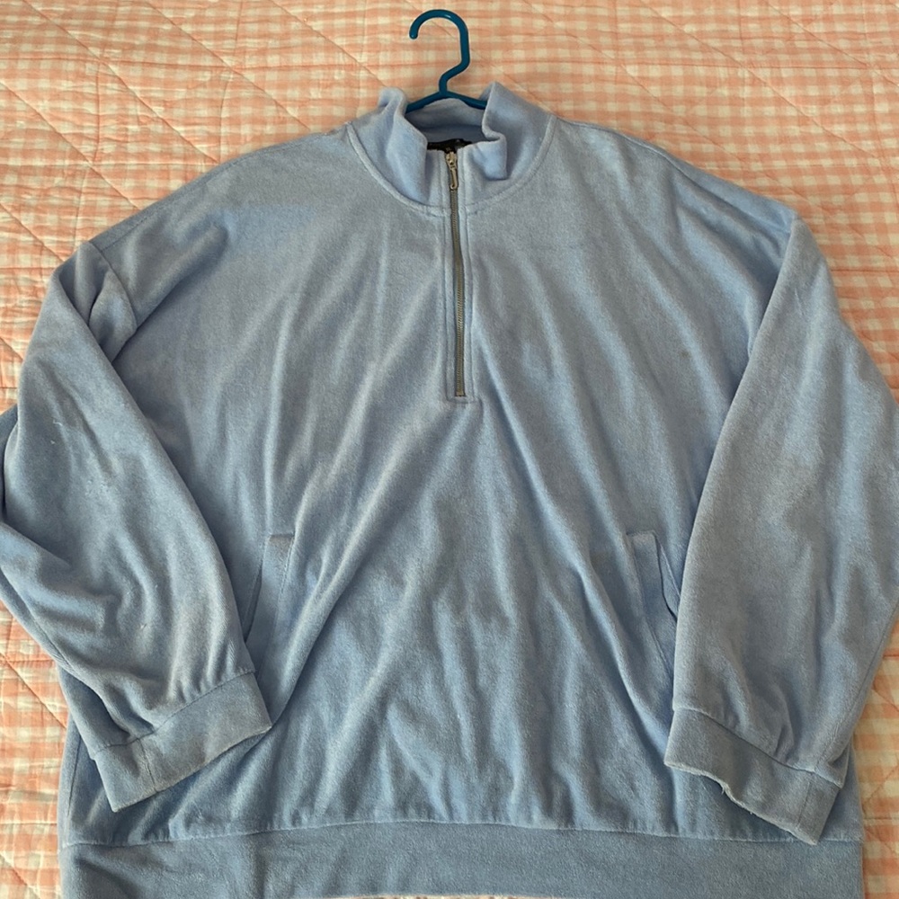 Blue Terry Zip Up Juicy Couture